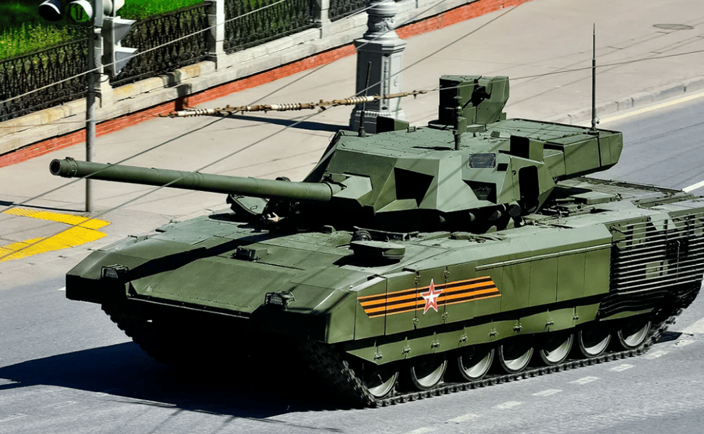 Ejército ruso despliega en Ucrania el tanque T-14 Armata, el 'tanque del futuro'