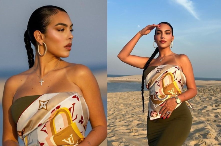 Georgina Rodríguez sorprende con leggings y ropa interior