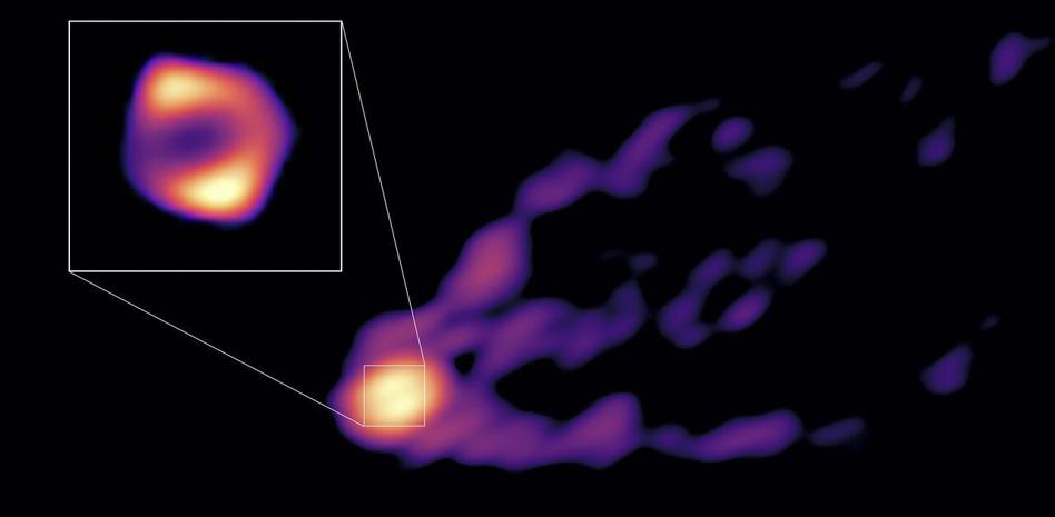 Tras la imagen de un agujero negro, la galaxia M87 da otra vista inédita