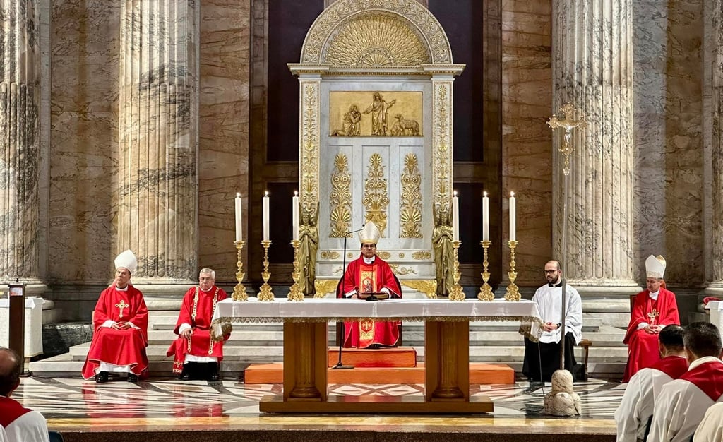 Arzobispo de Durango presidió celebración eucarística en Roma