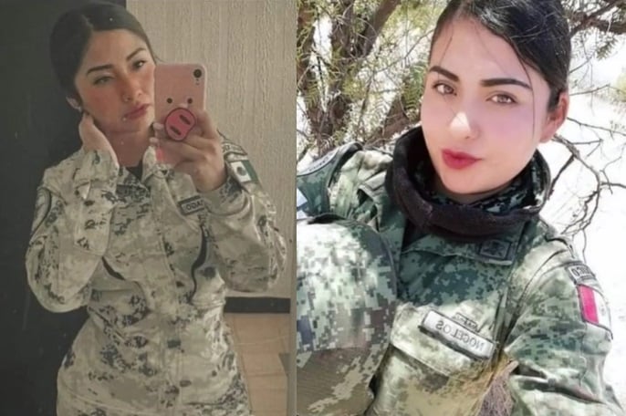 Flor, la oficial de la Guardia Nacional que enamora con su belleza en TikTok