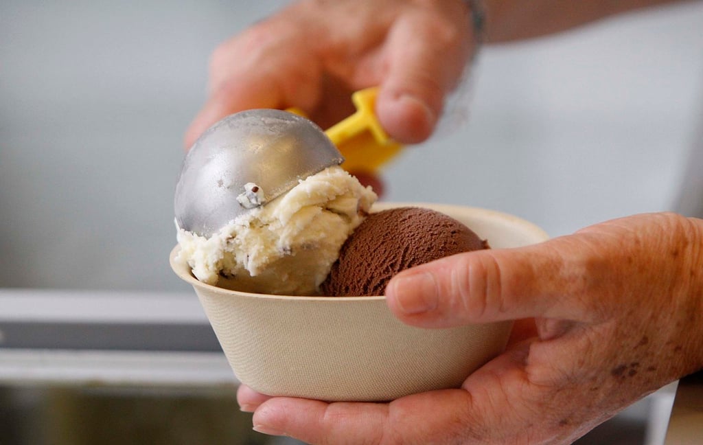 Disfruta de helado... vegano