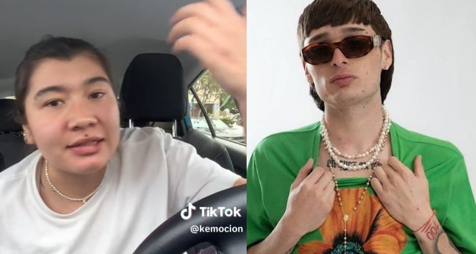 'Peso Pluma pegó porque es güero'; 'tiktoker' arremete contra el cantante y desata polémica