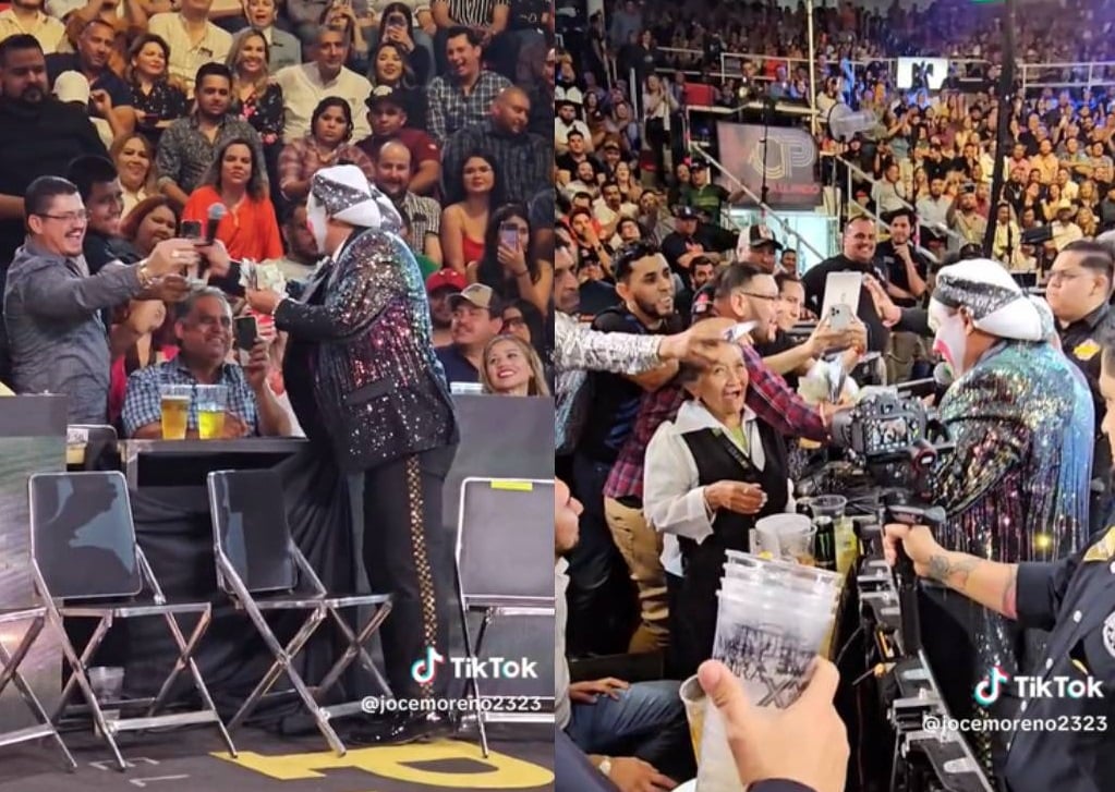 VIDEO: Comediante 'Brincos Dieras' recolecta dinero entre sus fans y lo regala a abuelita mesera