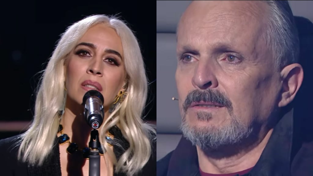 Mónica Naranjo conmueve hasta las lágrimas a Miguel Bosé al cantar Si tú no vuelves