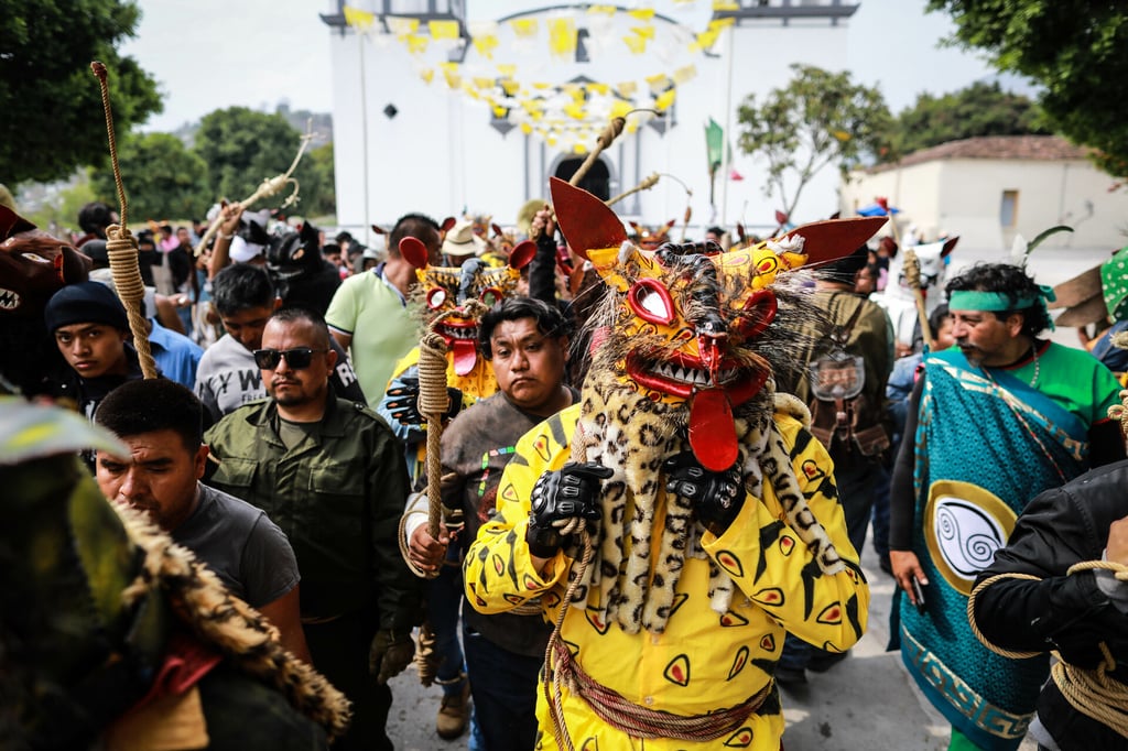 Indígenas nahuas realizan ritual Atsatsilistli para pedir por lluvias en Guerrero