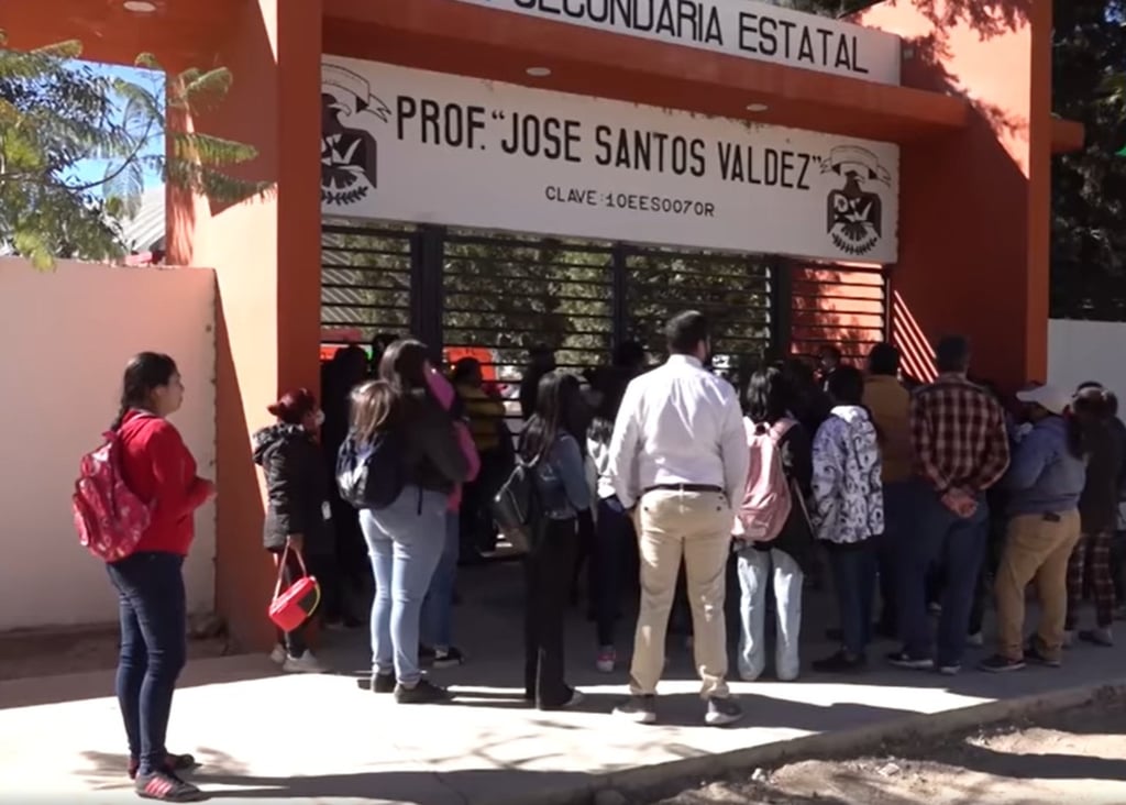 Apoyarán a alumnos de la secundaria Santos Valdez
