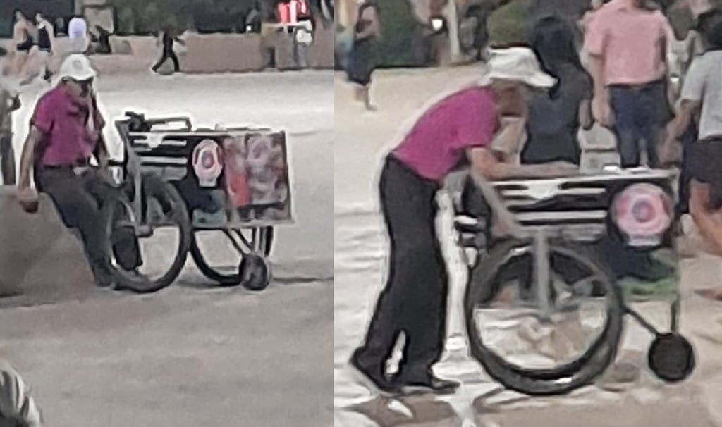 VIRAL: Buscan apoyar a adulto mayor que vende paletas y nieve en Torreón