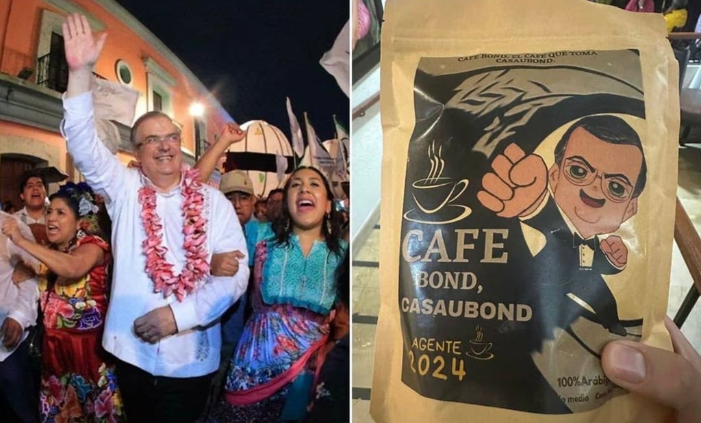 'Bond.. Casaubond': Ebrard presume café de Oaxaca en apoyo a su aspiración presidencial