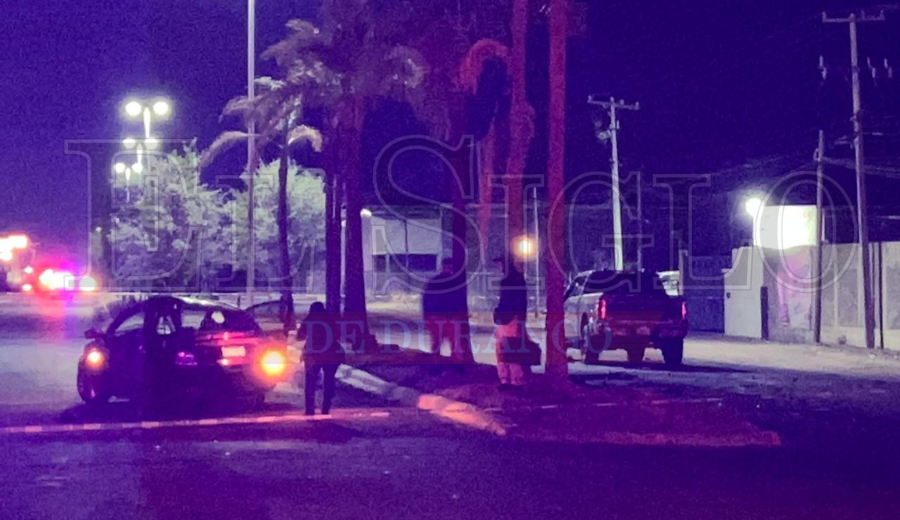 Fuerte choque esta madrugada deja una persona fallecida en Salida a Mezquital