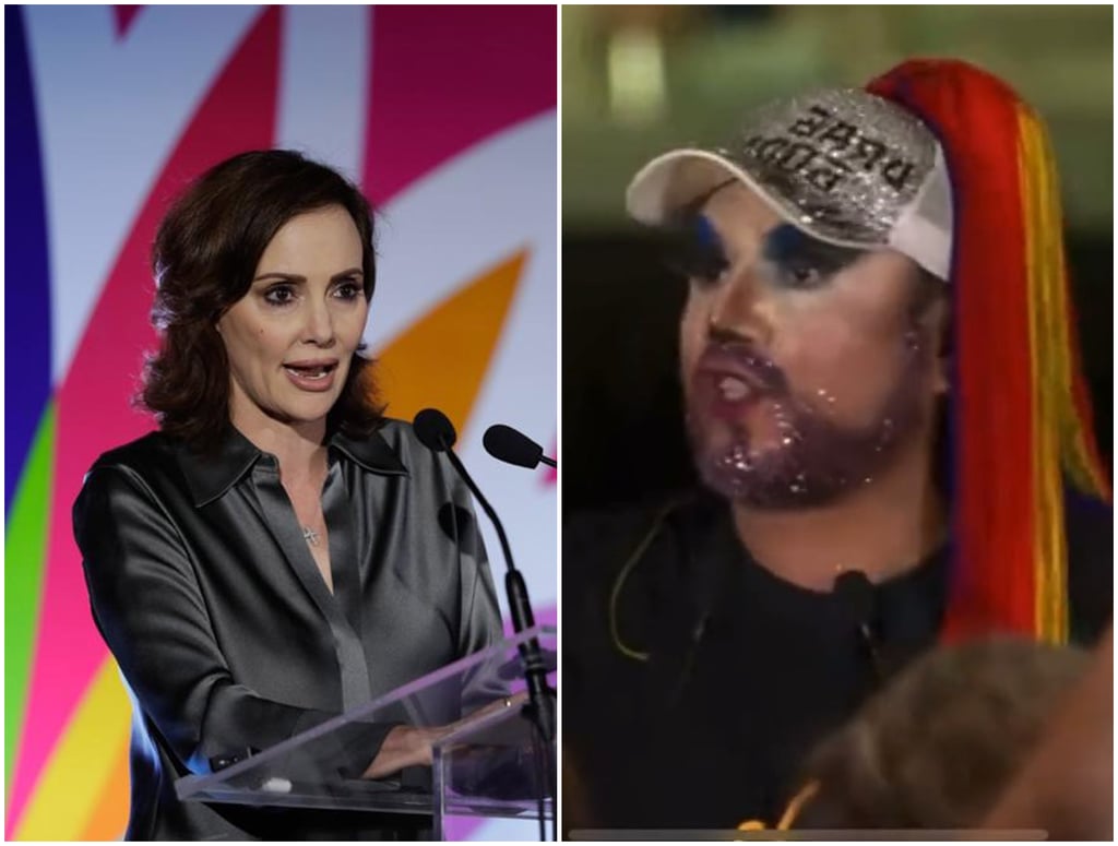 Drag queens envían mensaje a Lilly Téllez