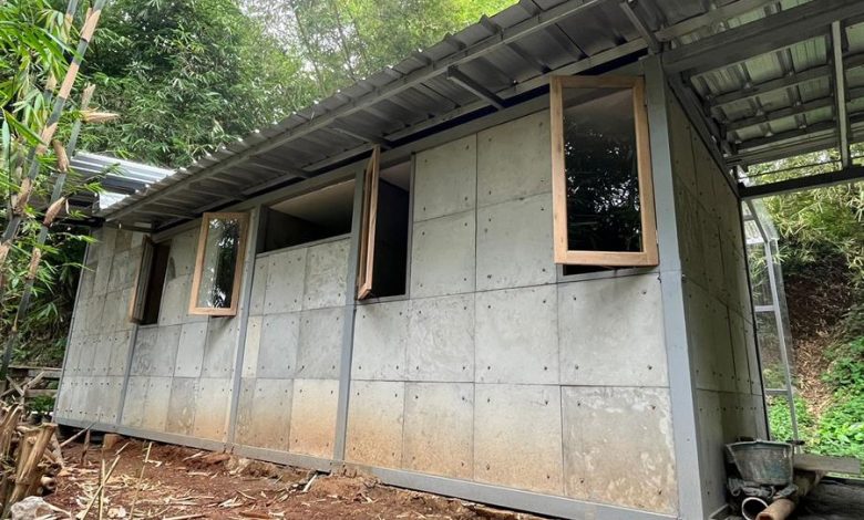 Los pañales usados, un nuevo material de construcción