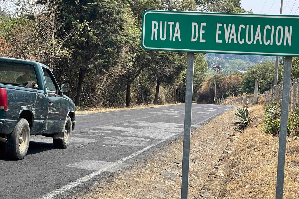 En revisión, 42 rutas de evacuación del Popocatépetl