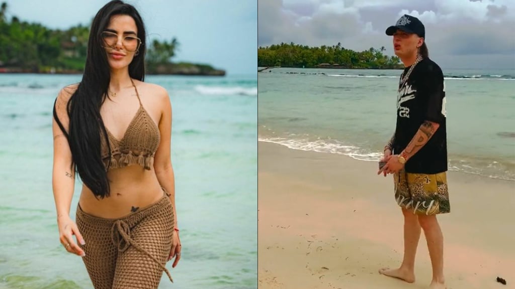 Dania Méndez de Acapulco Shore sorprende al estar en la playa con Peso Pluma