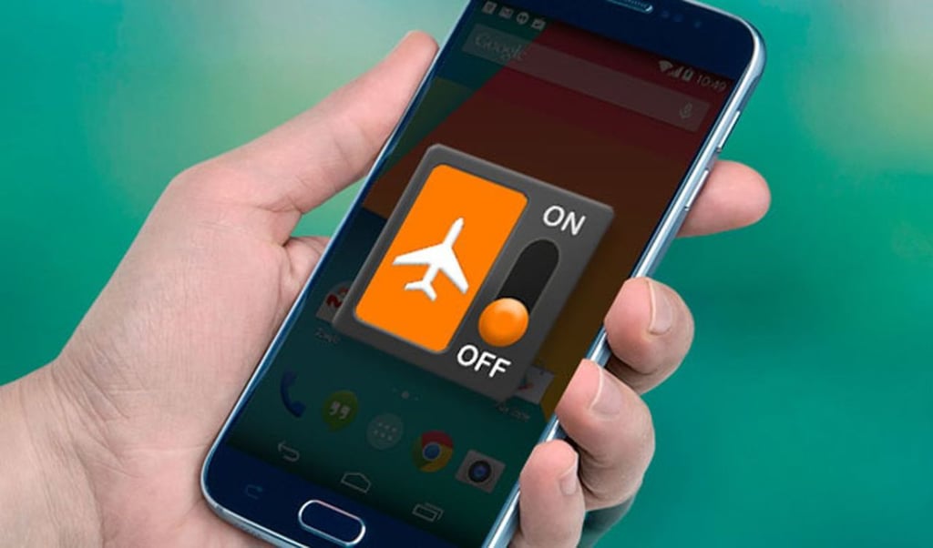 ¿Por qué modo avión en un vuelo?