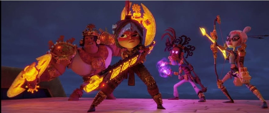 Maya y los tres, una historia épica basada en la cultura Mesoamericana con guerreros y deidades incluidas