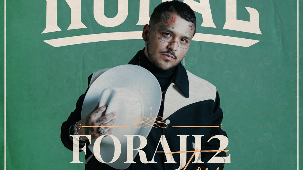 Christian Nodal llega a CDMX con un concierto fuera de serie en el Foro Sol