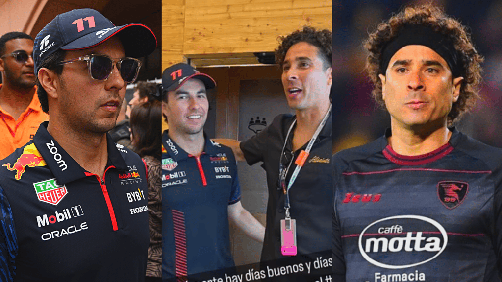 'No dejarás de ser el número 1', Guillermo Ochoa dedica emotivo mensaje a 'Checo' Pérez