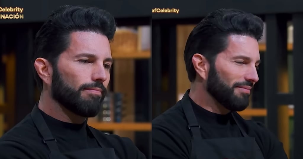 Poncho de Nigris conmueve a todos al llorar antes de ser eliminado de MasterChef Celebrity