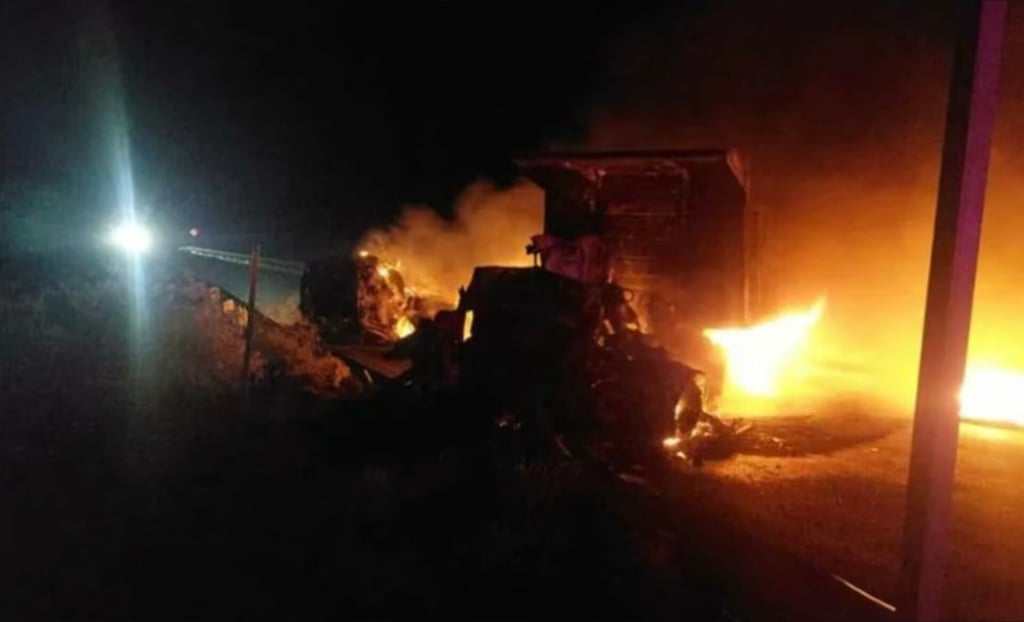 Reportan balacera en Teocaltiche, Jalisco; hay vehículos incendiados