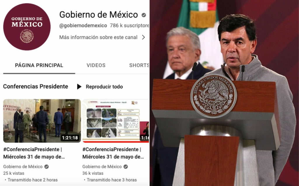 YouTube suspende cuenta que transmite las 'mañaneras' de AMLO; Jesús Ramírez acusa que fue 'sin justificación'