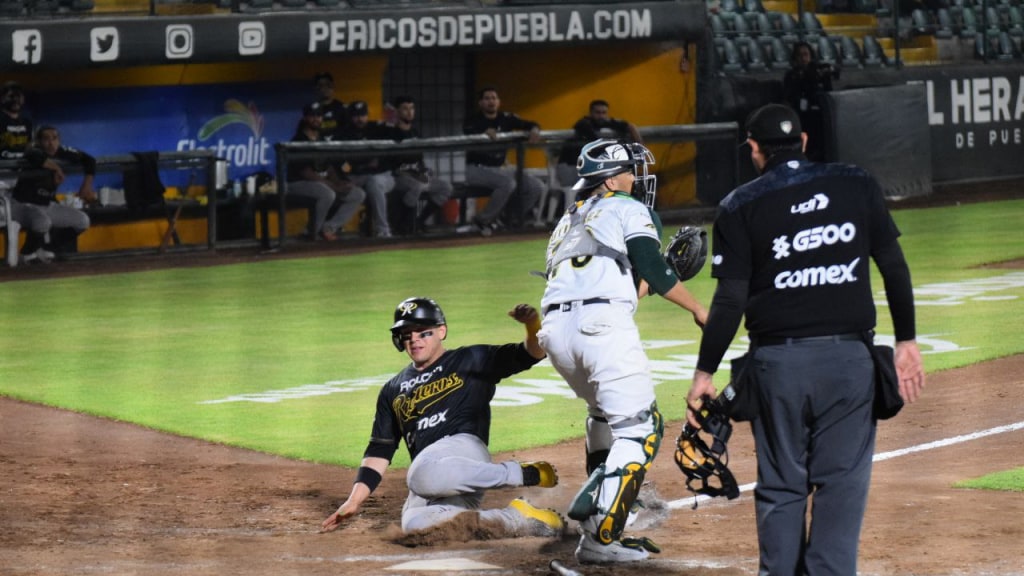 Rieleros de Aguascalientes se adelantan ante Pericos de Puebla