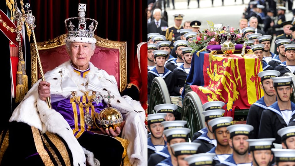 ¿Qué costó más?  La coronación de Carlos III o el funeral de Isabel II