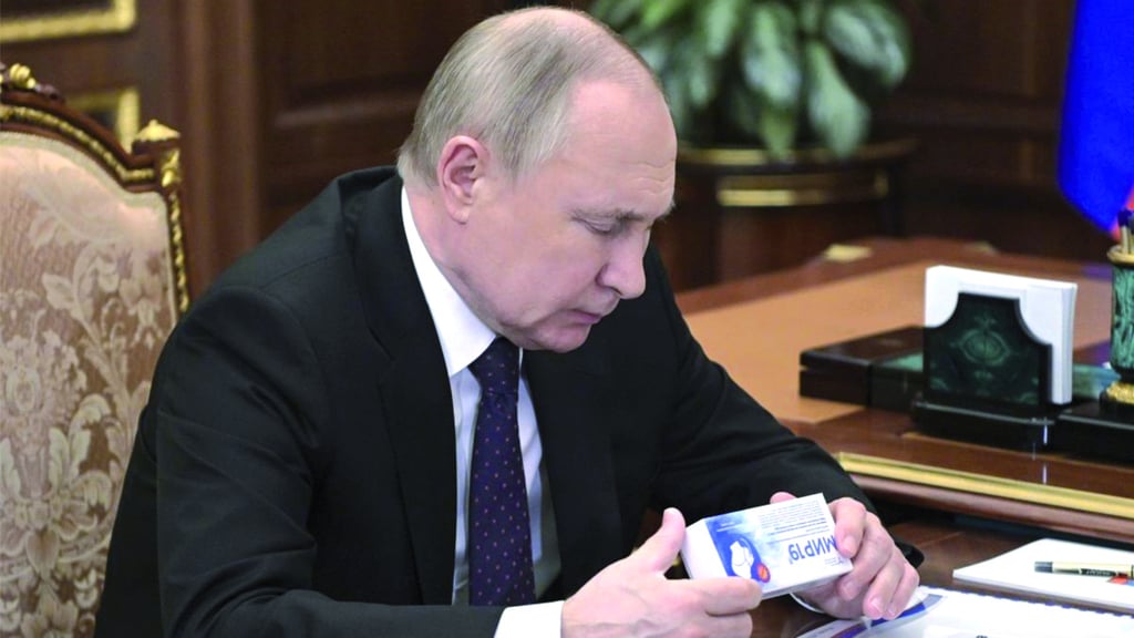 Vladímir Putin parece ausente y centrado exclusivamente en los asuntos más cotidianos.