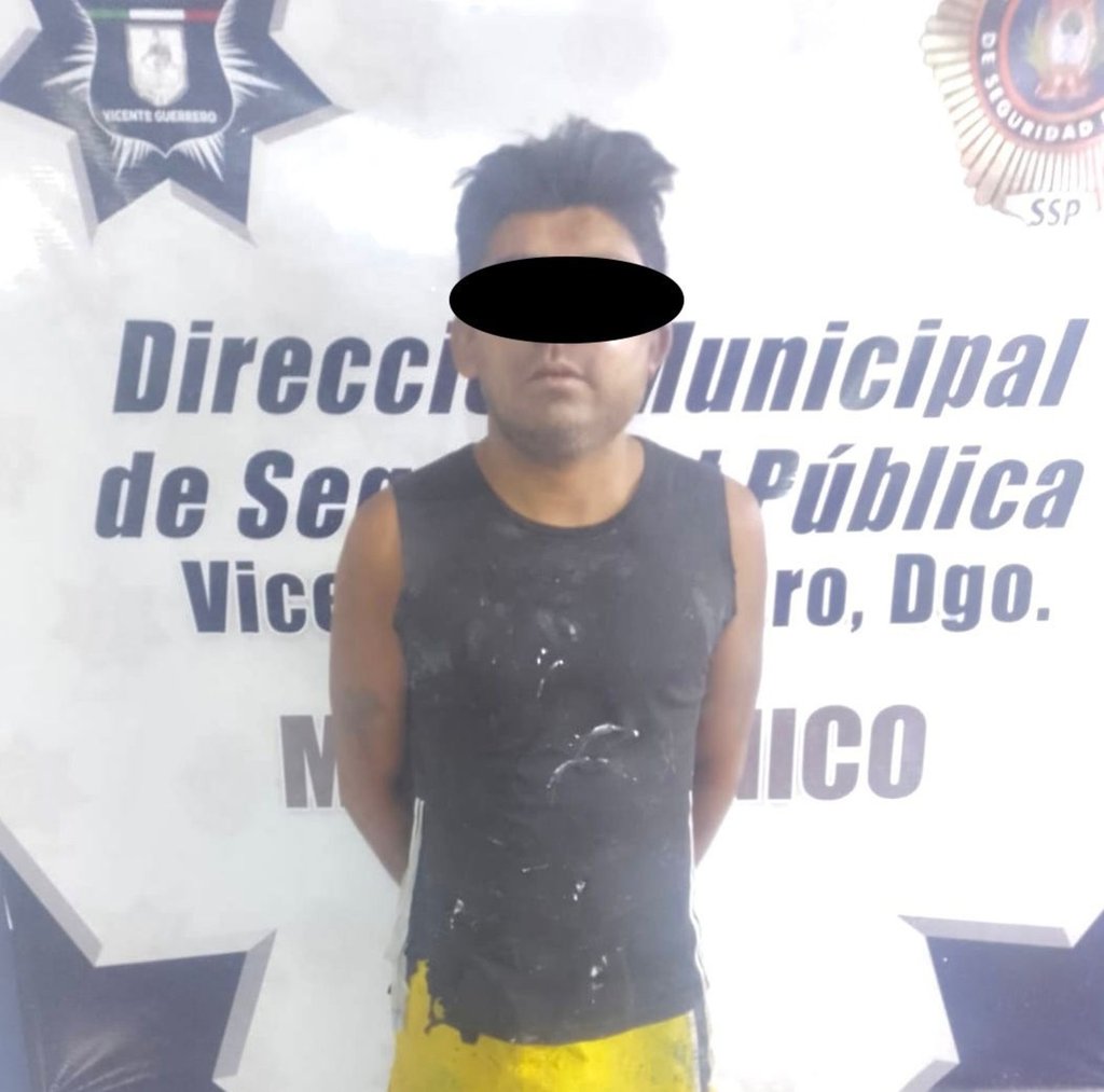 En Vicente Guerrero es arrestado un presunto violador de una menor de 15 años.
