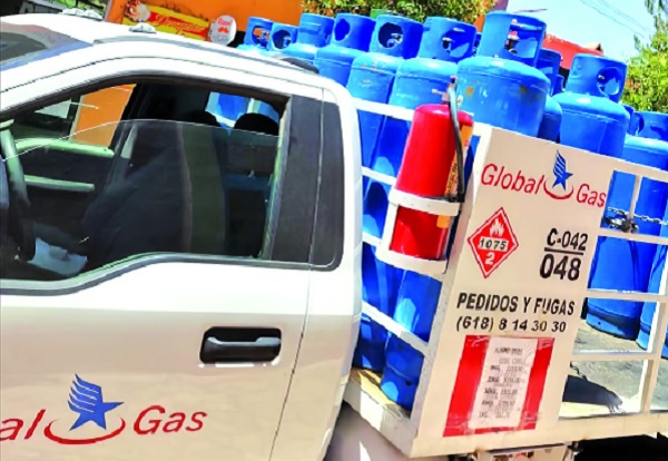 Cilindro de 30 kilos de gas LP, cerca de los 500 pesos