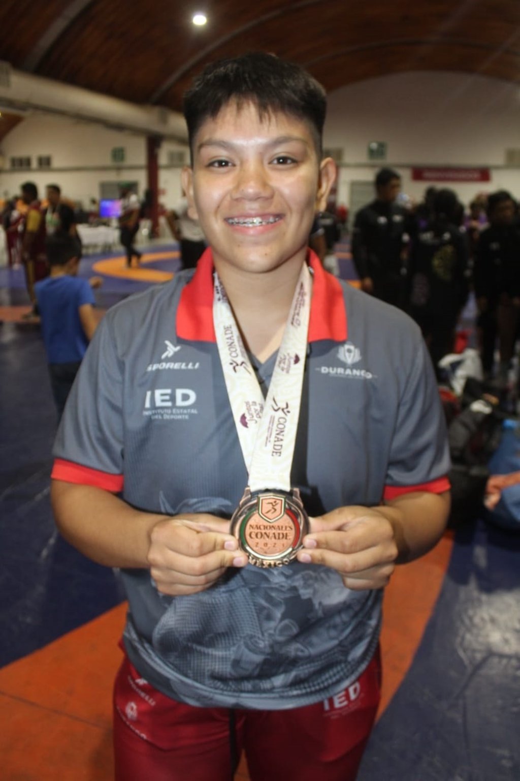 Bronceada. La duranguense Paloma Martínez regresa a Durango con medalla de bronce.