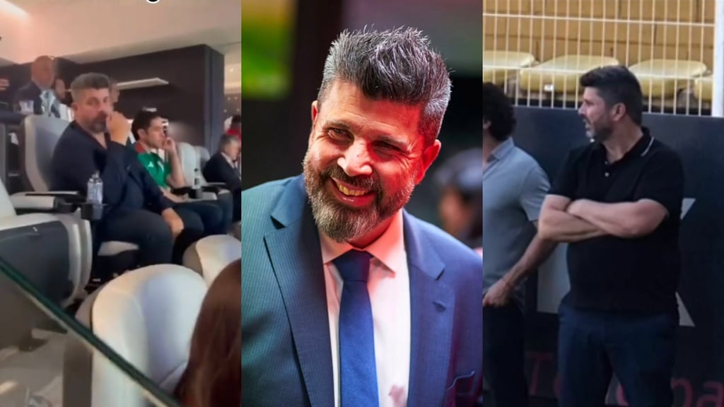 Polémica presencia de Christian Bragarnik en el palco de la FMF, ¿quién es?