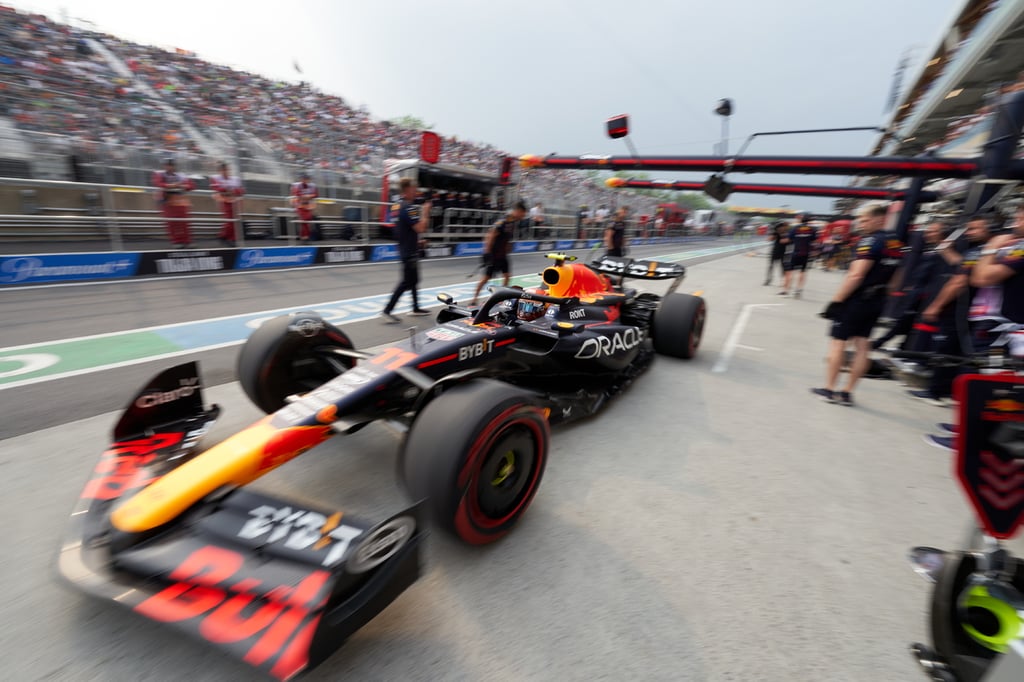 Interrupciones. Sergio Pérez criticó las interrupciones que se vivieron durante las prácticas libres.