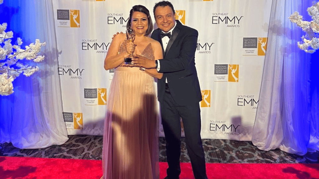 Laguneros ganan premio Emmy del Sureste por su trabajo