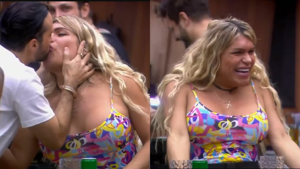 Wendy Guevara y Apio Quijano encienden la temperatura de La Casa de los Famosos México con beso