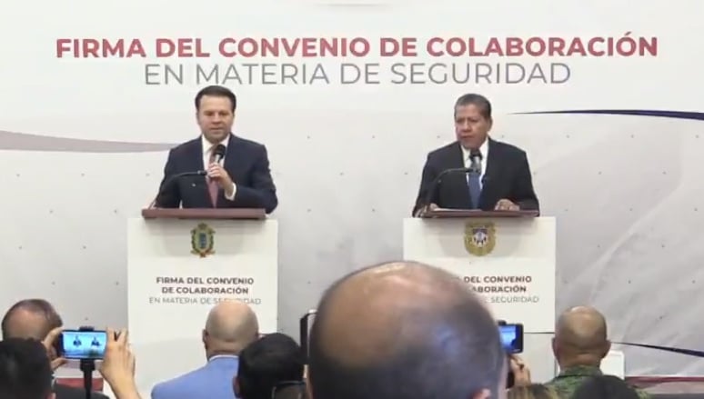 Durango y Zacatecas firman convenio en materia de seguridad