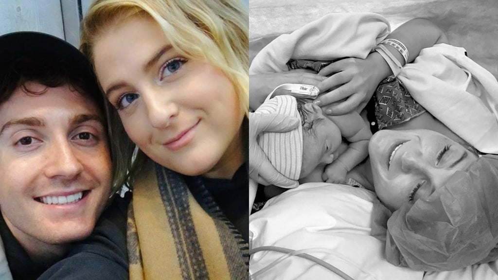 Meghan Trainor y Daryl Sabara reciben a su segundo bebé y presumen en redes las fotos