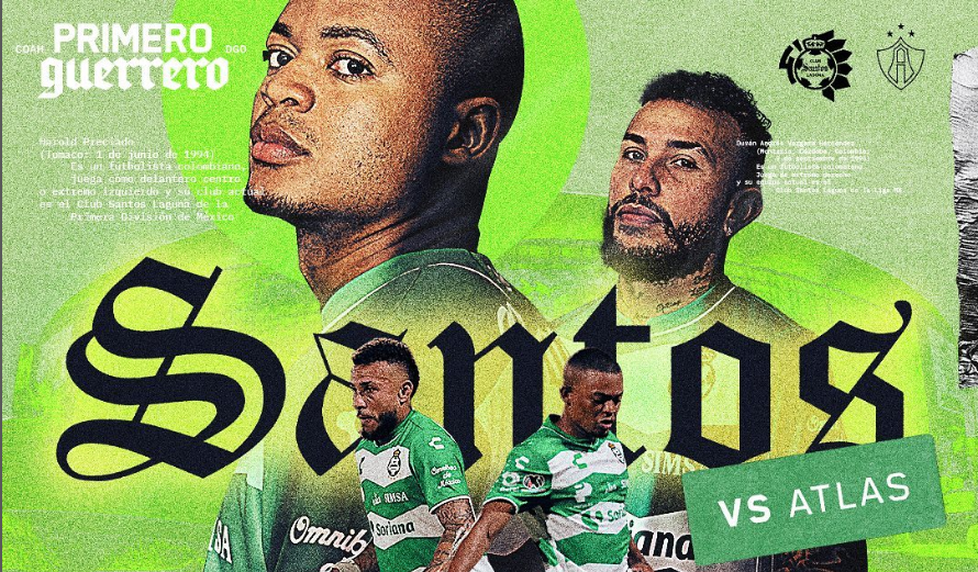Santos Laguna vs Atlas, partido de la jornada 3 del Apertura 2023