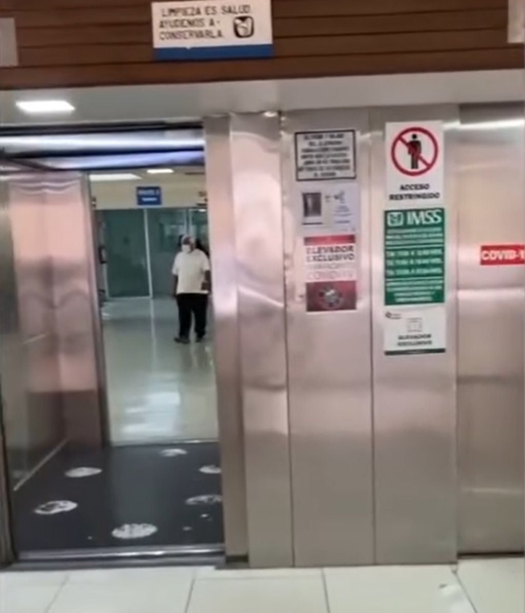 Elevadores. Durante el mes pasado, en redes sociales circularon videos donde uno de los elevadores del Hospital General de Zona del IMSS se encontraba fallando, pero el problema ya fue corregido y los tres están funcionando a la perfección.