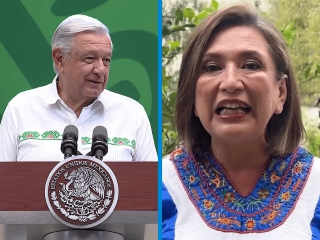 Choca AMLO con X chitl G lvez