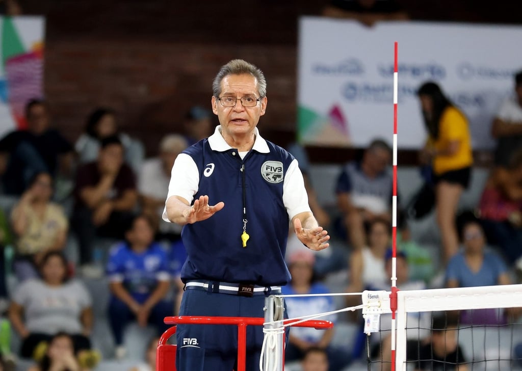 Destacado. El trabajo del árbitro duranguense de voleibol destacó en los Juegos Centroamericanos.