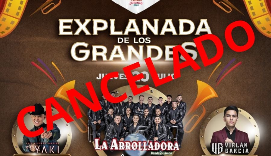 Cancelan 'Explanada de los grandes' de la Fenadu