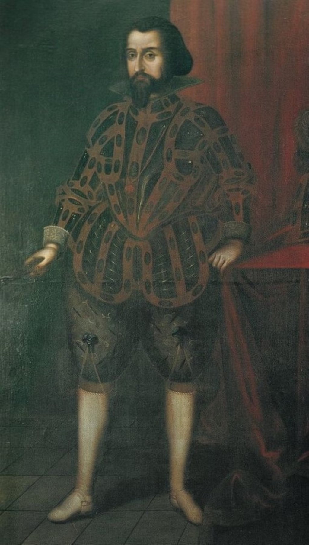 Óleo de Francisco de Urdiñola como Gobernador de Nueva Vizcaya. (Ca. 1610)