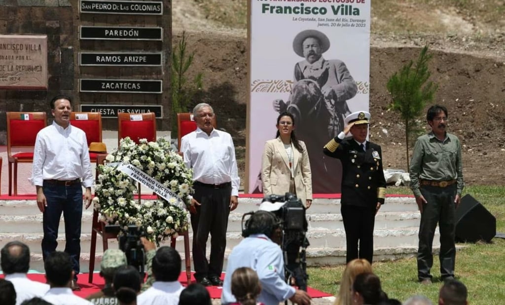 Amlo Encabeza Aniversario Luctuoso De Francisco Villa En La Coyotada