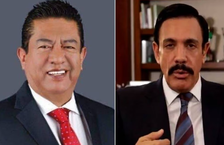 Vega (i) fue exoficial mayor durante la administración de Omar Fayad (d). (ESPECIAL)