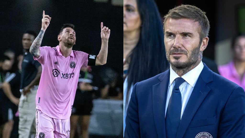 Messi hace llorar a David Beckham en su debut con el Inter Miami