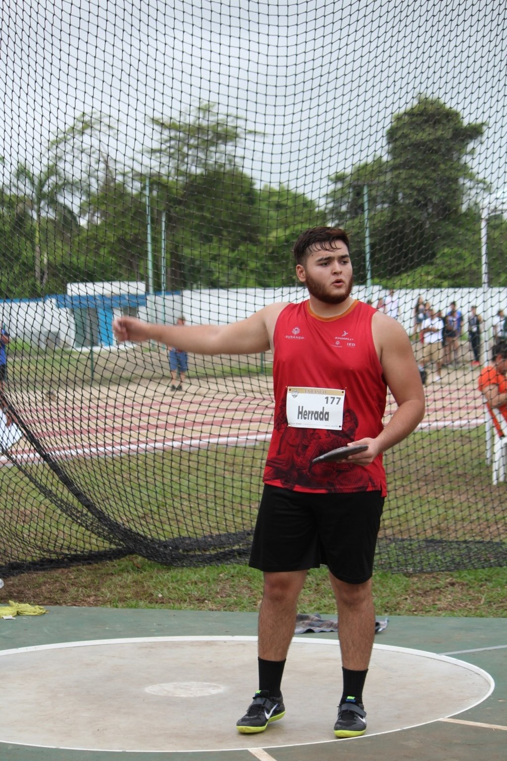 Acción. Durango tuvo participación en lanzamiento de disco e impulso de bala.
