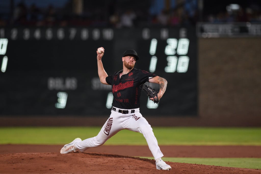 Importante será la labor del abridor norteamericano de los Guindas, Braden Webb, para conseguir el triunfo ante Tabasco. (Foto de Jorge Martínez)