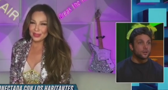 VIDEO: Thalía casi arruina la sorpresa de la mamá de Nicola Porcella en La Casa de los Famosos México
