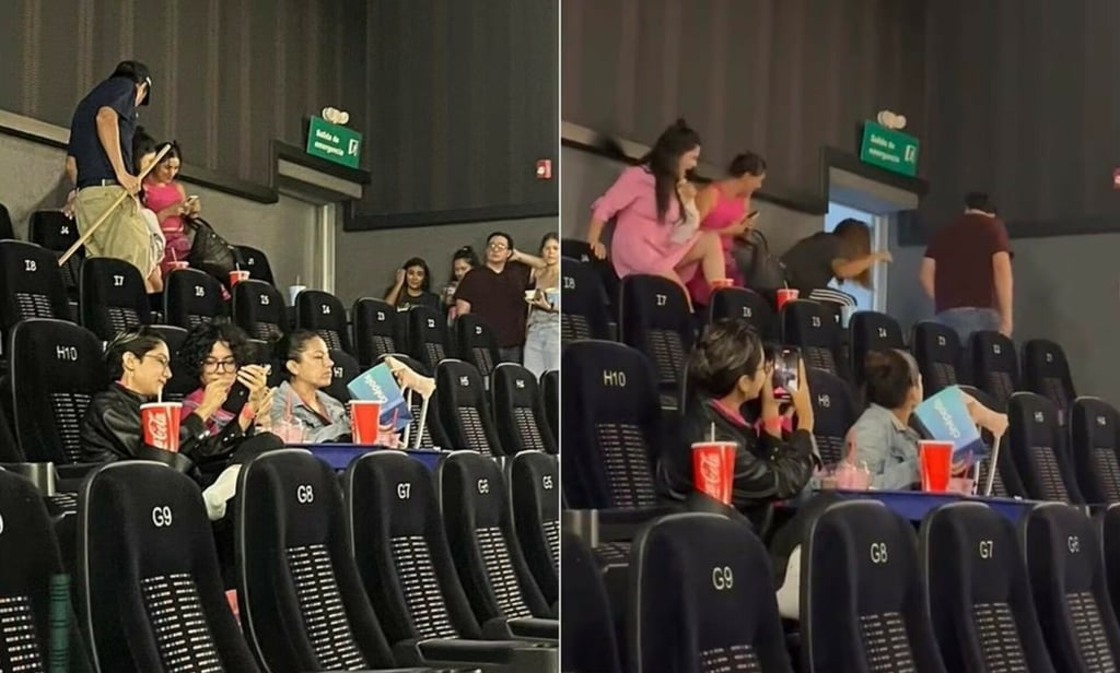 VIDEO: Rata causa pánico en sala de cine e interrumpe película de Barbie